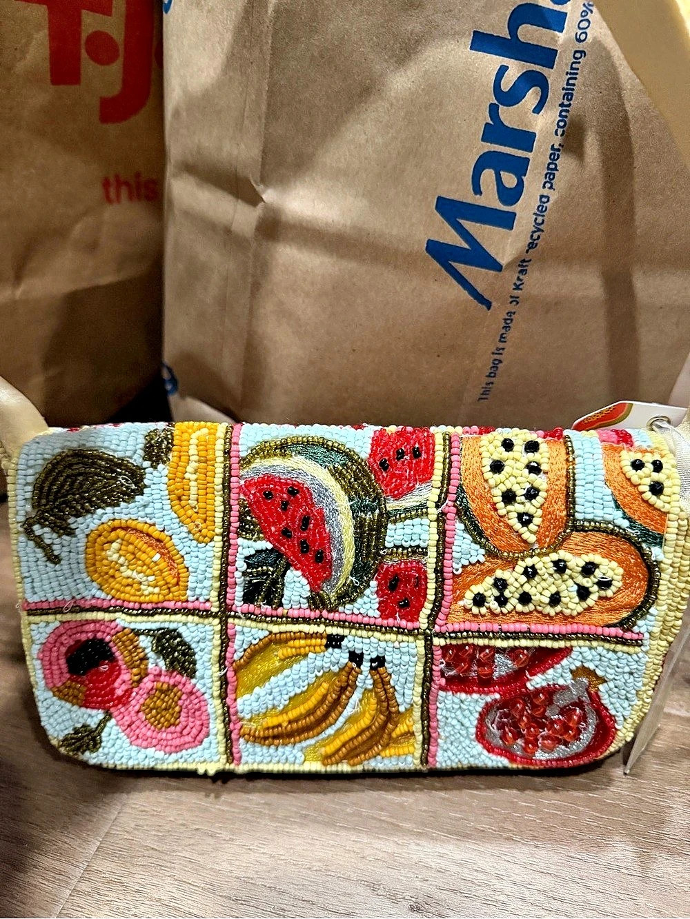 Made in India viral beaded fruit bag